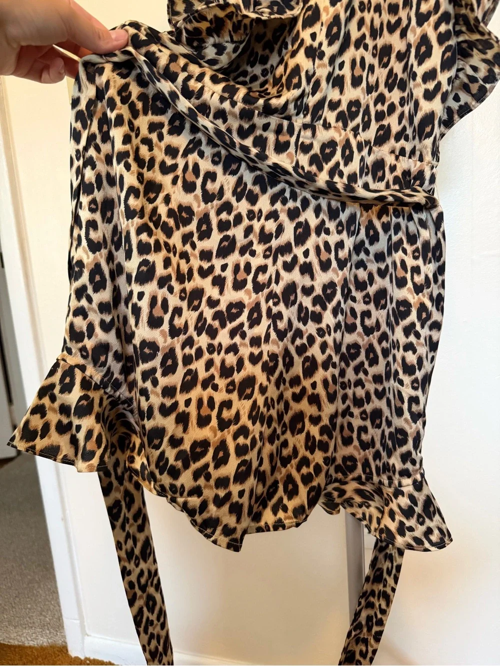 Dance & Marvel Leopard Romper NWT